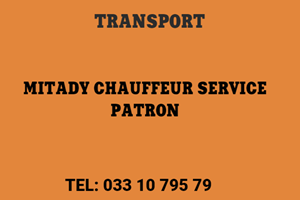 MITADY CHAUFFEUR SERVICE PATRON 