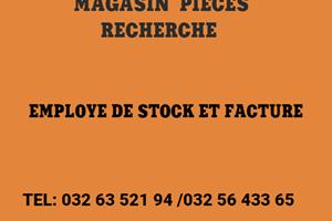 MAGASIN MITADY EMPLOYE DE STOCK ET FACTURE 