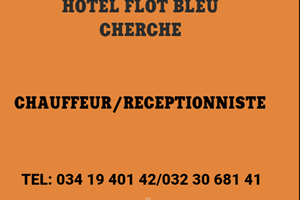 HOTEL FLOTS BLEU MITADY CHAUFFEUR /RECEPTIONISTE 