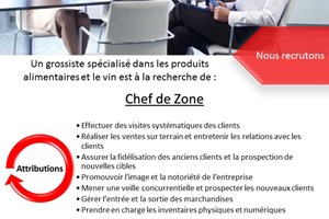 CHEF DE ZONE A NOSY BE