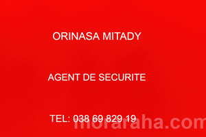 ORINASA MITADY AGENT DE SECURITE 