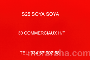 SOYA S 25 MITADY 30 COMMERCIAUX 