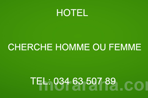 HOTEL CHERCHE HOMME /FEMME 