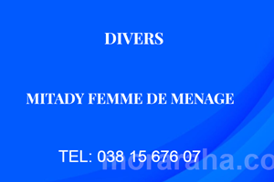 MITADY FEMME DE MENAGE 