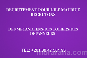 ASA ANY MAURICE MITADY MECANICIENS /DES TOLIERS/DES DEPANNEURS 