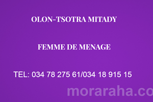 MITADY FEMME DE MENAGE 