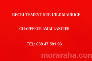 ASA ANY MAURICE MITADY CHAUFFEUR AMBULANCIER 