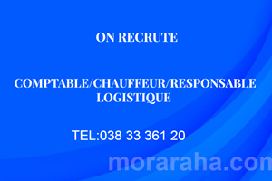 MITADY COMPTABLE/CHAUFFEUR/RESPONSABLE LOGISTIQUE 