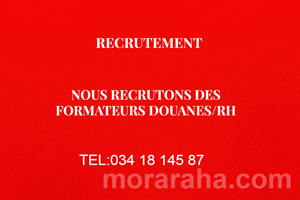 MITADY FORMATEURS DE DOUANES /RH