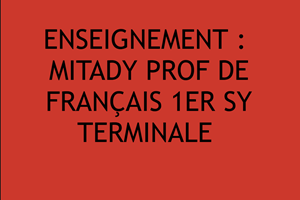 ENSEIGNEMENT 