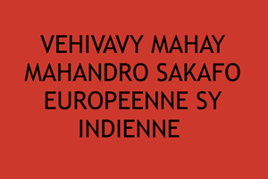 MITADY VEHIVAVY MAHAY MAHANDRO SAKAFO