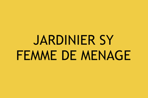 MITADY JARDINIER SY FEMME DE MENAGE 