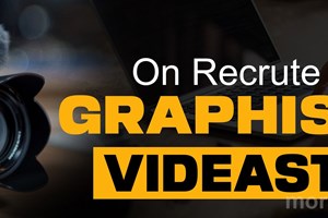 RECRUTE GRAPHISTE VIDEASTE