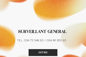 on recrute surveillant general 