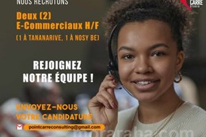 POINT CARRE RECRUTE 02 COMMERCIAUX HF 