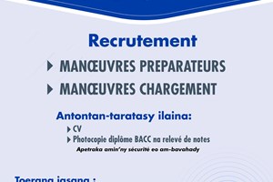 MITADY MANOEUVRE PREPARATEUR/MANOEUVRE CHANGEMENT