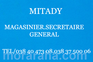 MITADY MAGASINIER.SECRETAIRE GENERAL