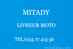 MITADY LIVREUR MOTO 