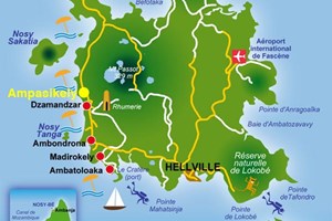 Maison a louée au bord de la mer a Nosy-Be, Madagascar