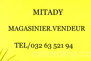 MITADY MAGASINIER /VENDEUR