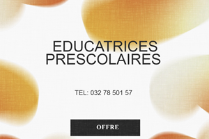 On  recrute Educatrices Prescolaires /primaires CP-PROF SVT 