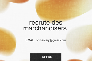 On recrute de marchandisers 