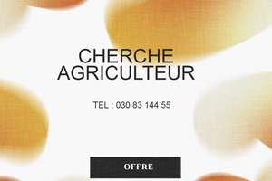 on cherche agriculteur 