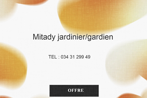 Mitady gardien/jardinier 