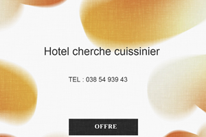 Hotel cherhe aide  Cuisinier 