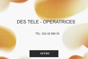 RECRUTES TELE OPERATRICES 