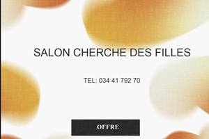 SALON DE MASSAGE CHERCHE DES JEUNES FILLES 