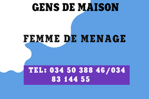 MITADY FEMME DE MENAGE 