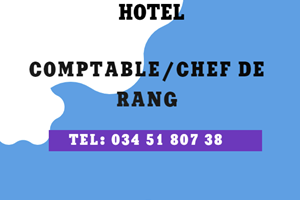 MITADY COMPTABLE /CHEF DE RANG 