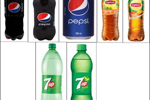 A VENCRE BOISSON PEPSI-LIPTON-7UP