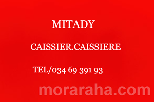 MITADY CAISSIER.CAISSIERE