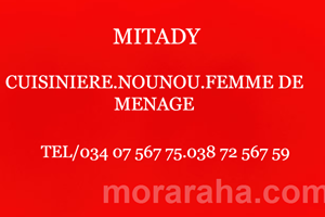 MITADY FEMME DE MENAGE /NOUNOU