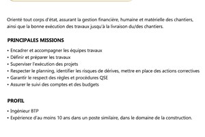 MITADY CONDUCTEUR DE TRAVAIL 