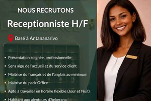 MITADY RECEPTIONNISTE H/F