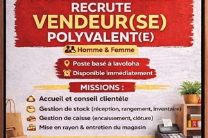 MAKI MITADY VENDEUR/VENDEUSE