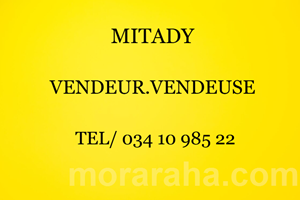 MITADY VENDEUR/VENDEUSE