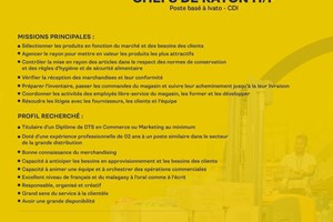 MITADY CHEF DE RAYON 