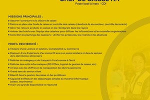 MITADY CHEF DE CAISSE 