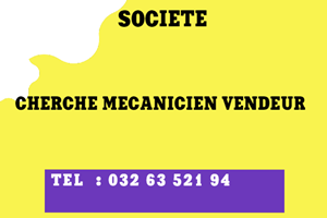 MITADY MECANICIEN VENDEUR 