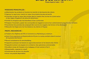 MITADY CHEF DE RAYON 