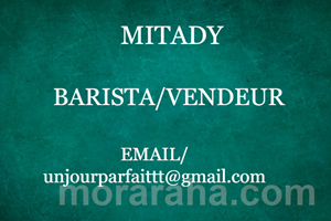 MITADY VENDEUR /BARISTA 