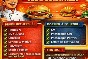 MITADY AIDE CUISINIER /NA CUISIINIER 