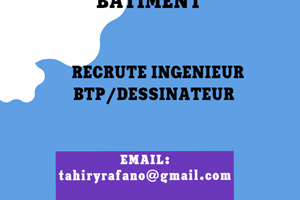 RAFANO ARCHITECTES  RECRUTE INGENIEUR BTP /DESSINATEUR 