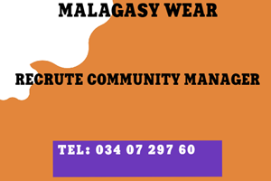 MALAGASY WEAR RECRUTE 01 COMMUNITY MANAGER 