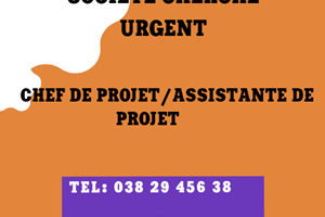 UNE SOCIETE CHERHE CHEF DE PROJET/ASSISTANT DE PROJET 