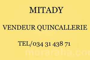 MITADY VENDEUR QUINCALERIE 